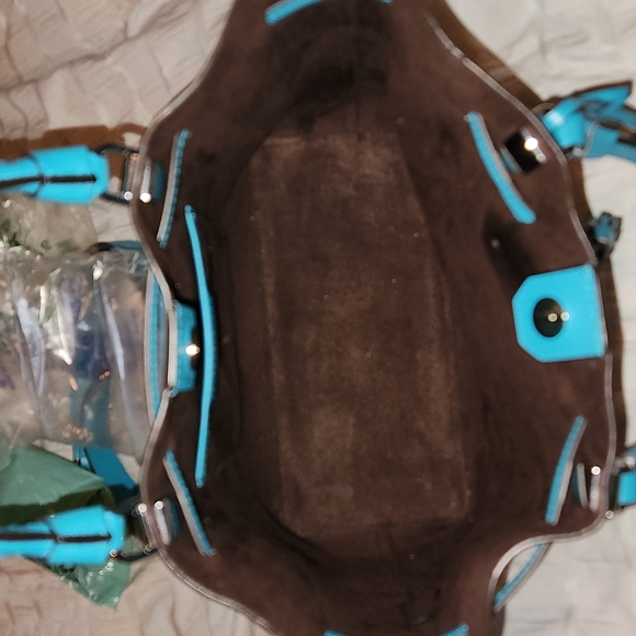 MICHAEL KORS BLAKELY- TEAL BLUE HANDBAG- NWTags. 💙 - Picture 7 of 8